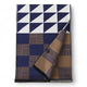 Navy Blue and Brown