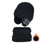 Bonnet assorti au snood pour garçon