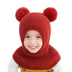 Bonnet cagoule d'hiver enfant