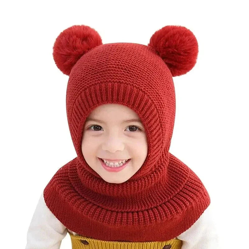 Bonnet cagoule d'hiver enfant