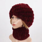 Bonnet et écharpe assortis pour femme
