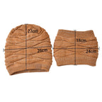 Bonnet et snood assortis pour homme