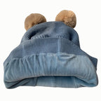 Bonnet forme cagoule enfant