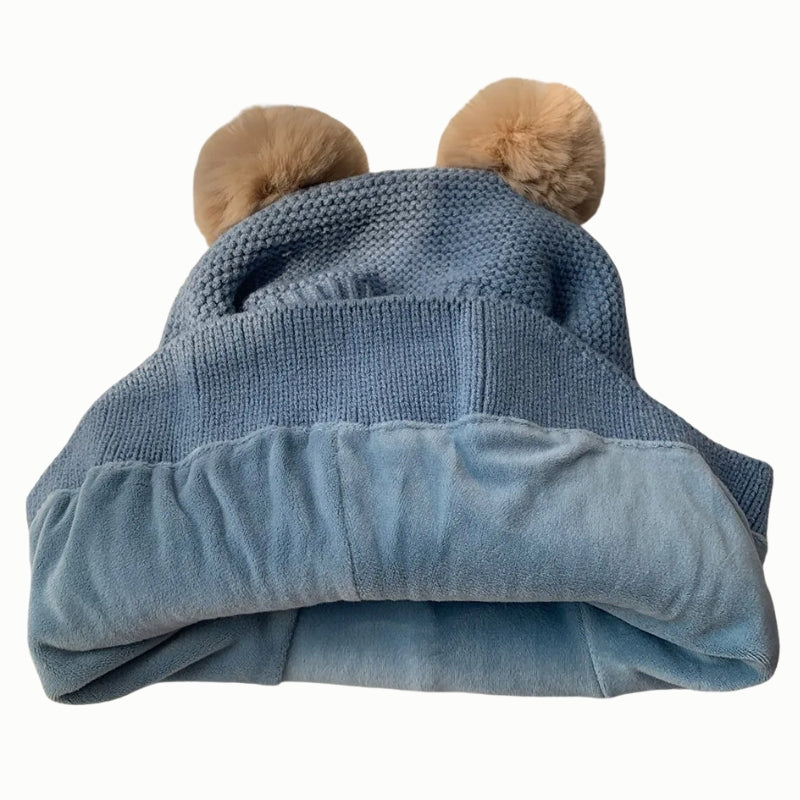 Bonnet forme cagoule enfant