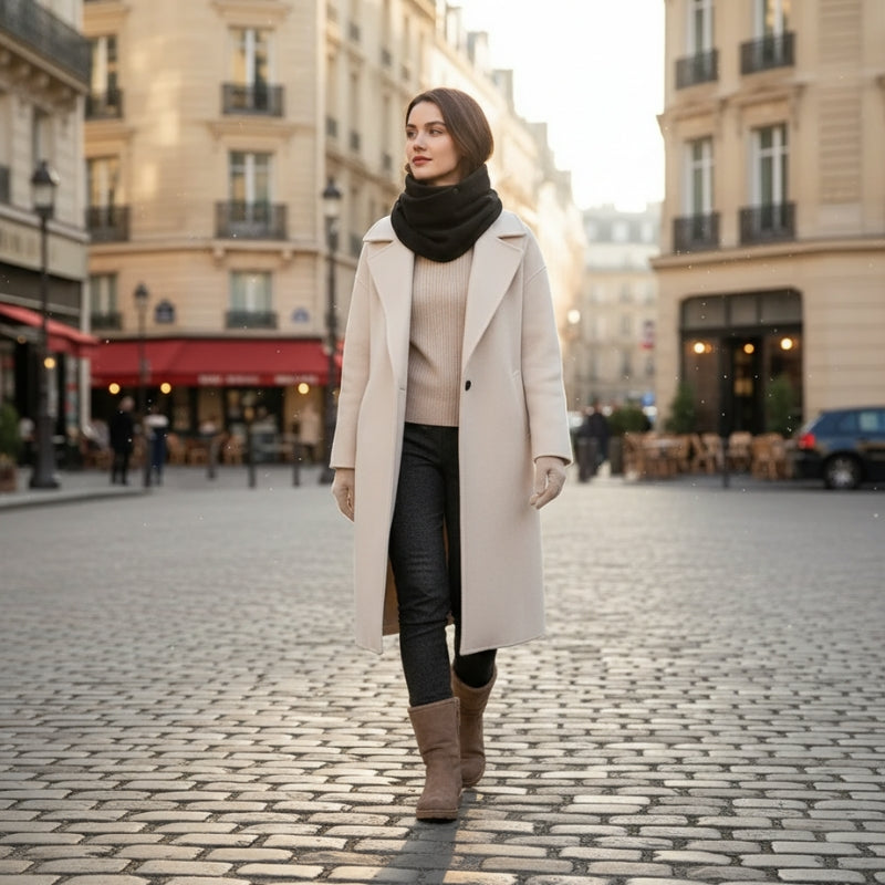 Cache-cou polaire pour femme