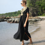 Caftan paréo de style oriental pour femme