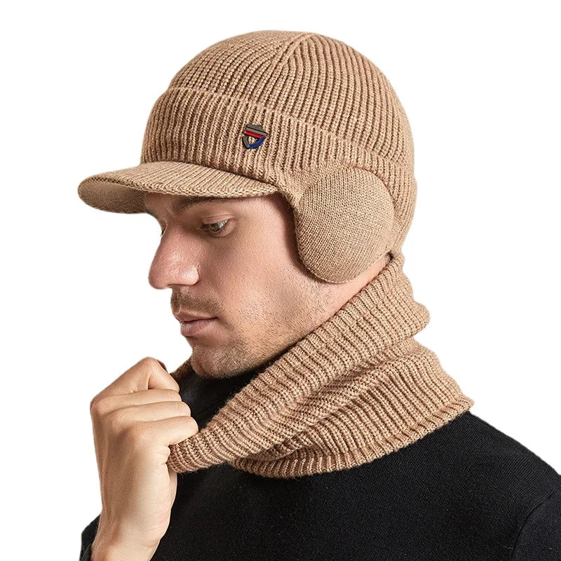 Cagoule casquette hivernale pour homme
