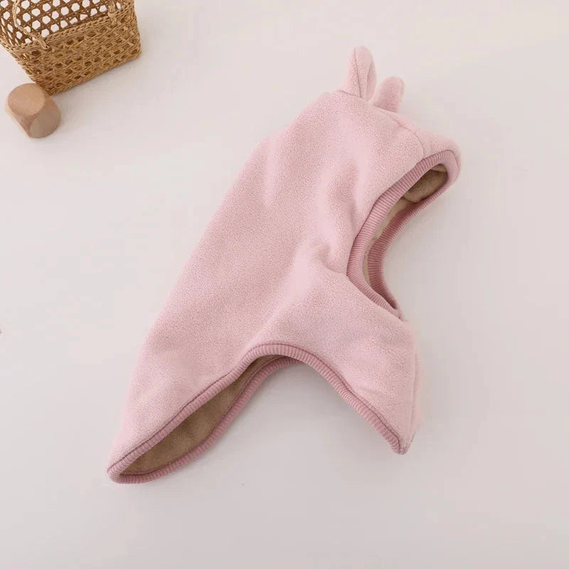 Cagoule d'hiver enfant en polaire