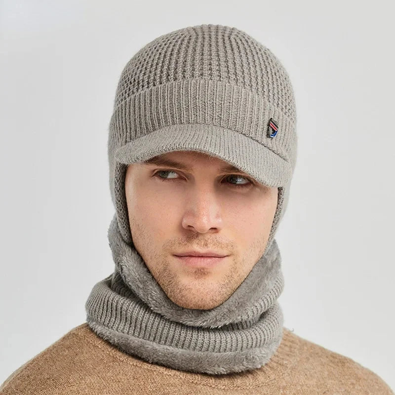 Cagoule pour homme avec casquette