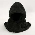 Capuche-écharpe en polaire pour femme