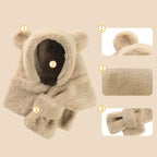Capuche enfant façon écharpe