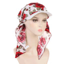 Casquette à visière avec foulard