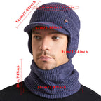 Casquette cagoule homme pour l'hiver