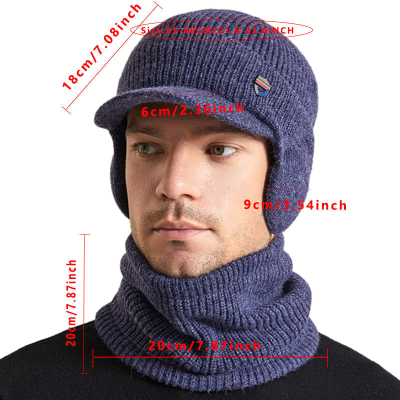 Casquette cagoule homme pour l'hiver