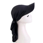 Casquette d'été féminine avec foulard