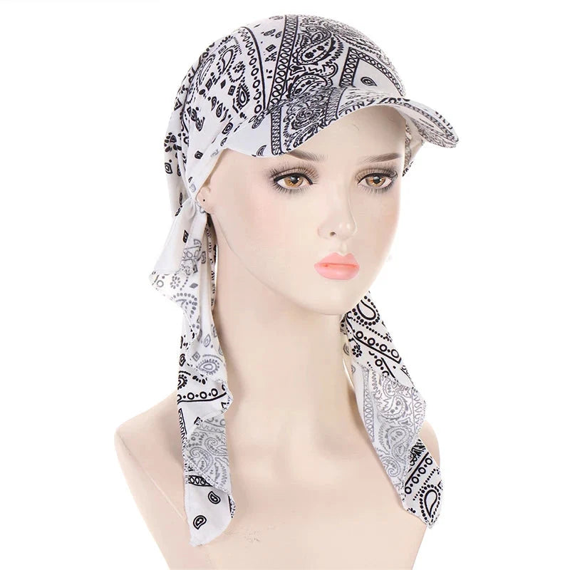 Casquette foulard de femme
