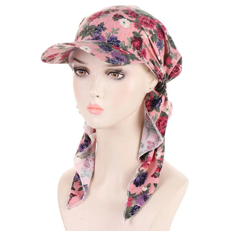 Casquette foulard pour femme