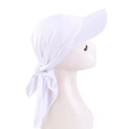 Casquette-foulard pour femme en été