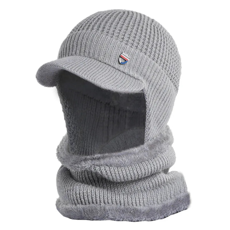 Casquette masculine de type cagoule