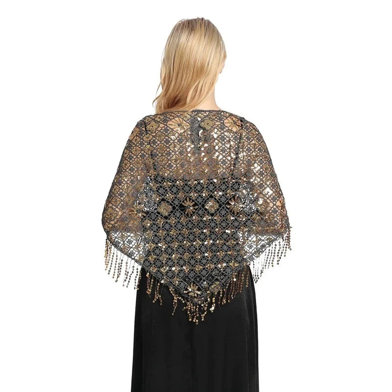 Châle à sequins