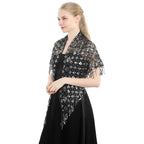 Châle avec sequins