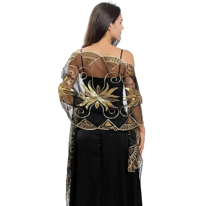 Châle convenant à une robe de soirée