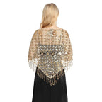 Châle couvert de sequins