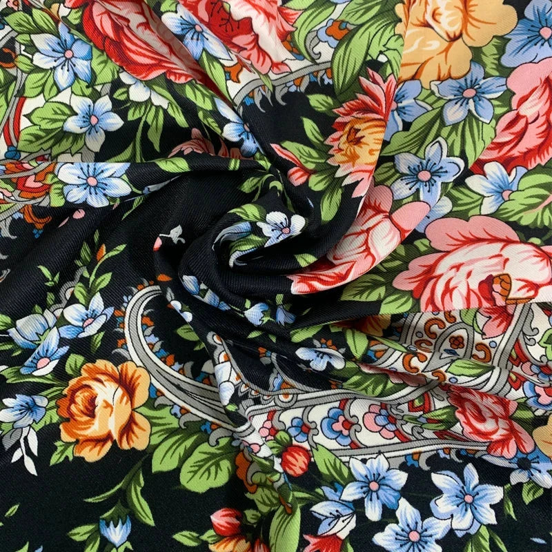 Châle et foulard russe