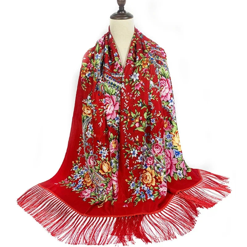 Châle foulard au style russe