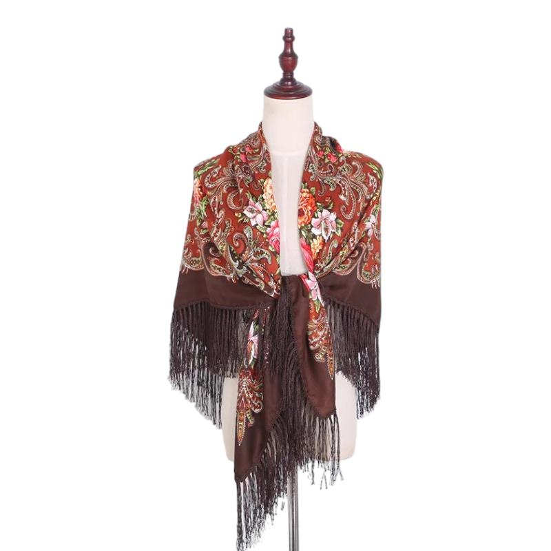 Châle inspiré du style russe
