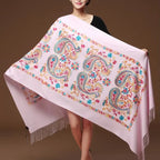 Châle pour femme avec broderies