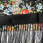 Châle russe façon foulard