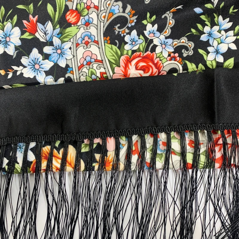 Châle russe façon foulard