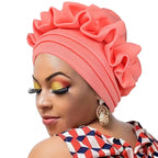 Chapeau africain en forme de foulard
