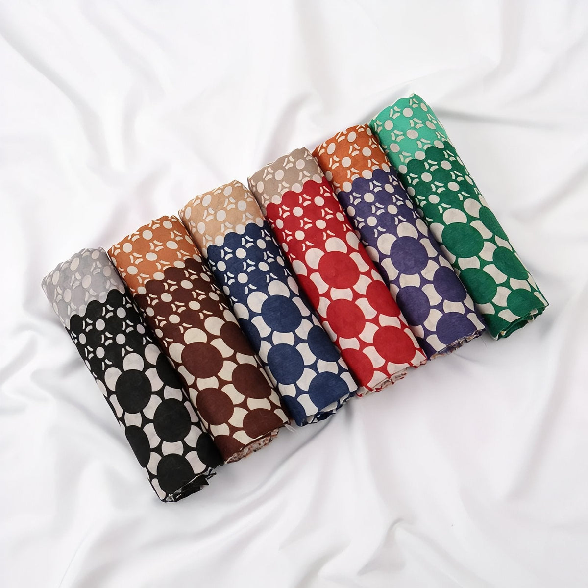 Chèche à coloris patchwork
