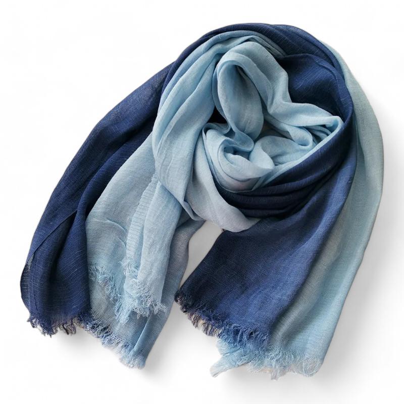 Chèche bleu pour homme