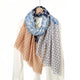 Beige en lichtblauw