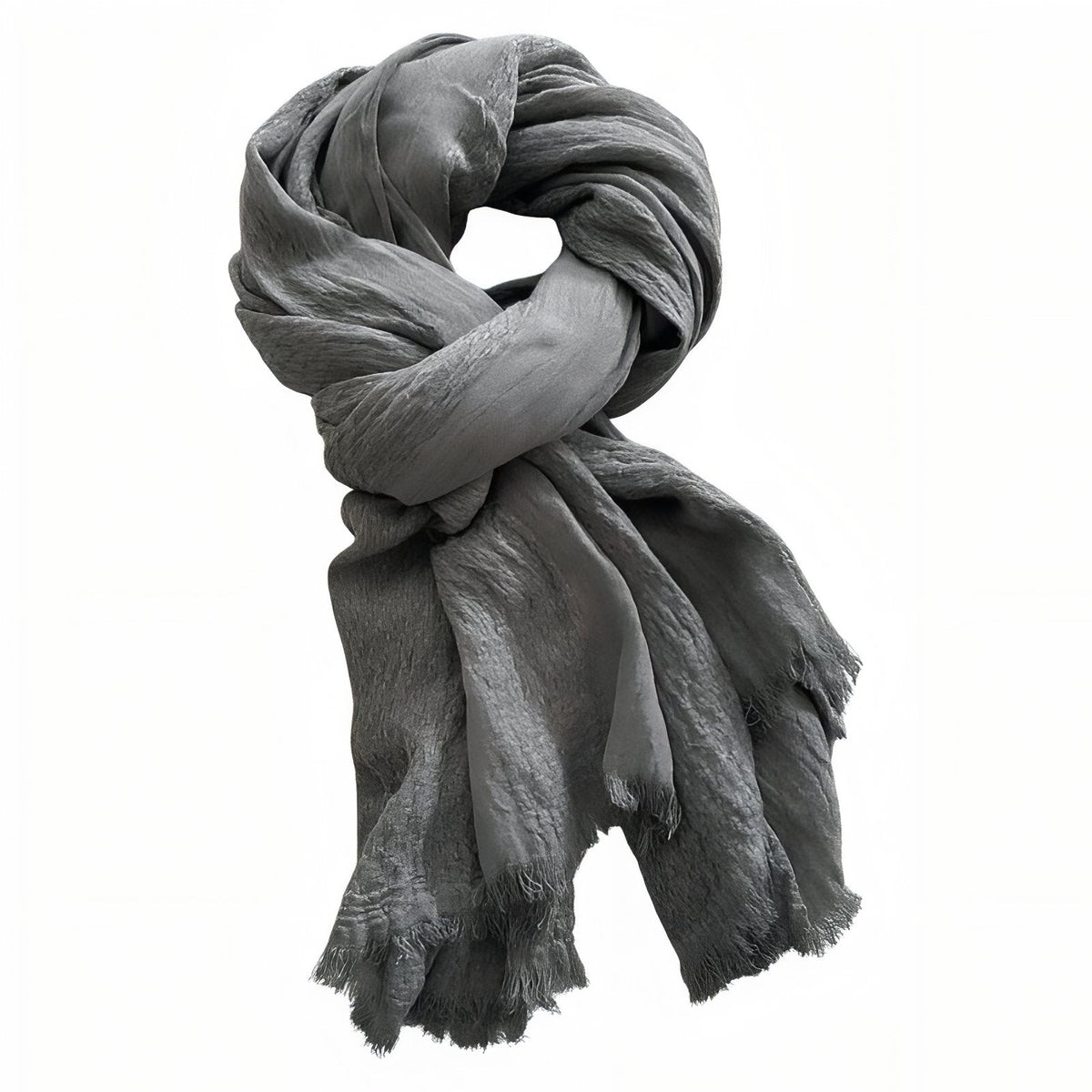 Chèche coton à texture crêpée
