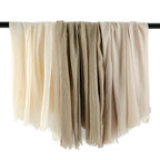 Chèche coton au coloris uni