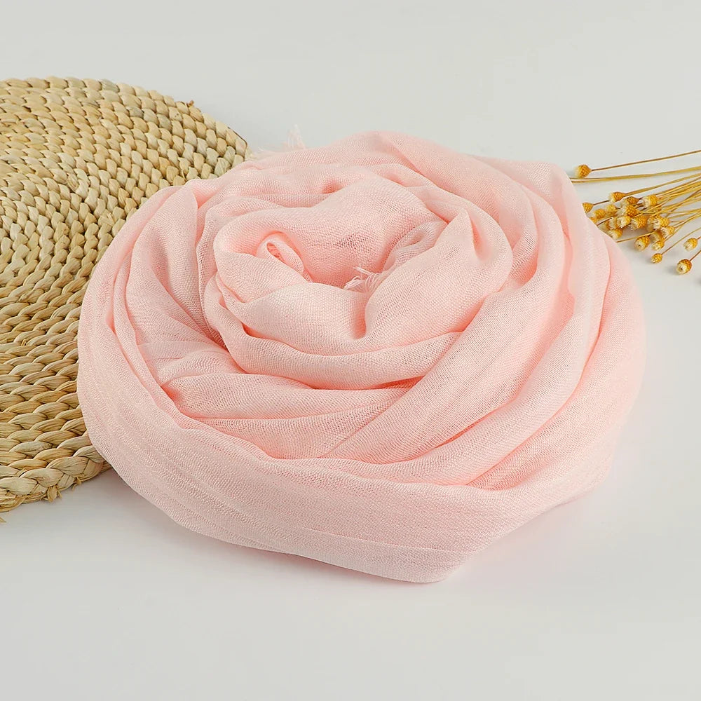 Chèche coton de style uni