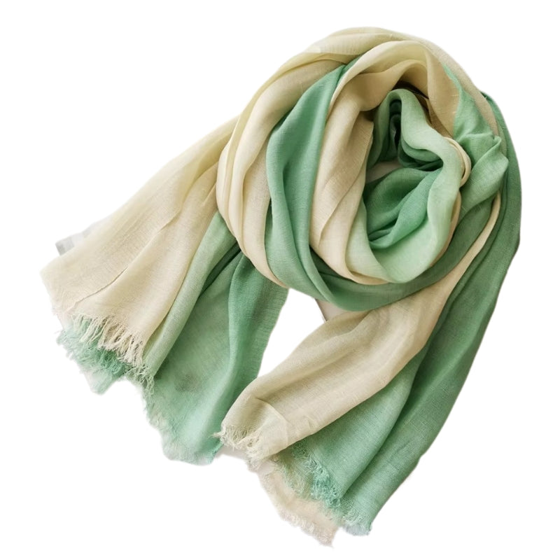 Chèche de couleur verte