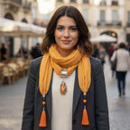 Chèche doté de bijoux