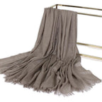 Chèche en pur style uni coton
