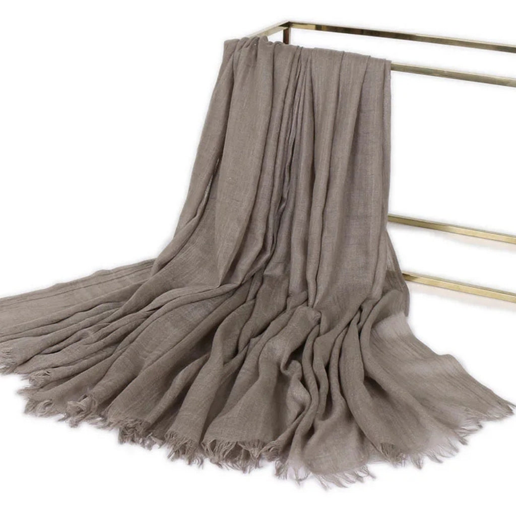 Chèche en pur style uni coton