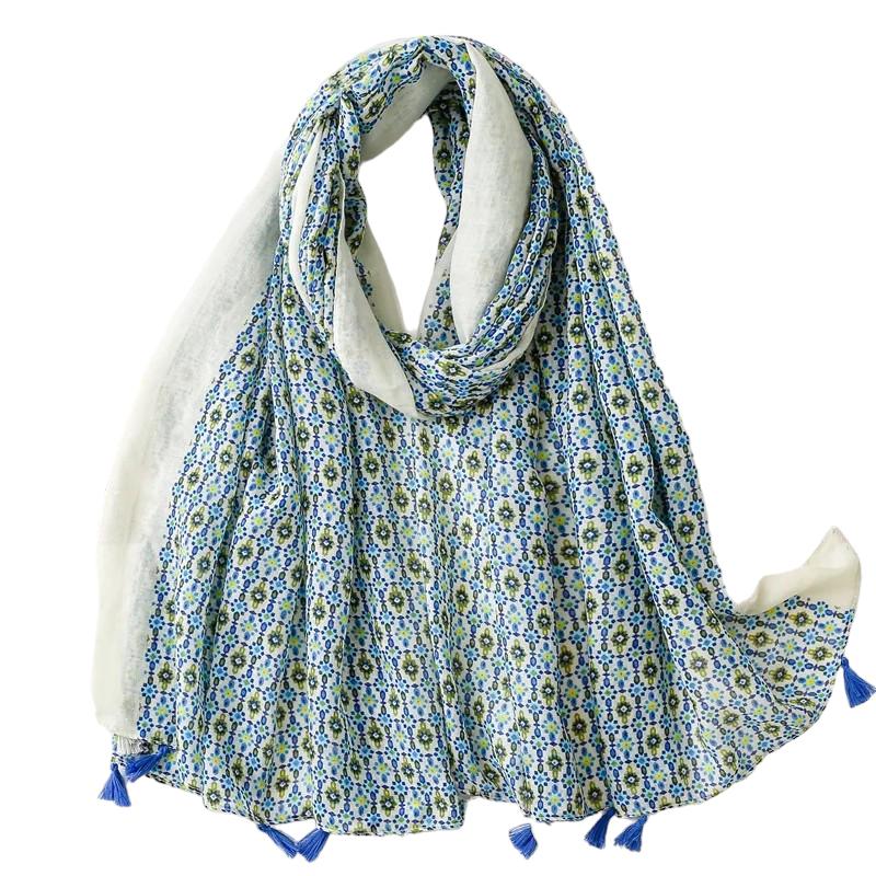 Chèche féminin à porter en foulard