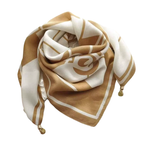 Chèche foulard avec ornements breloques