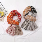 Chèche patchwork multicolore