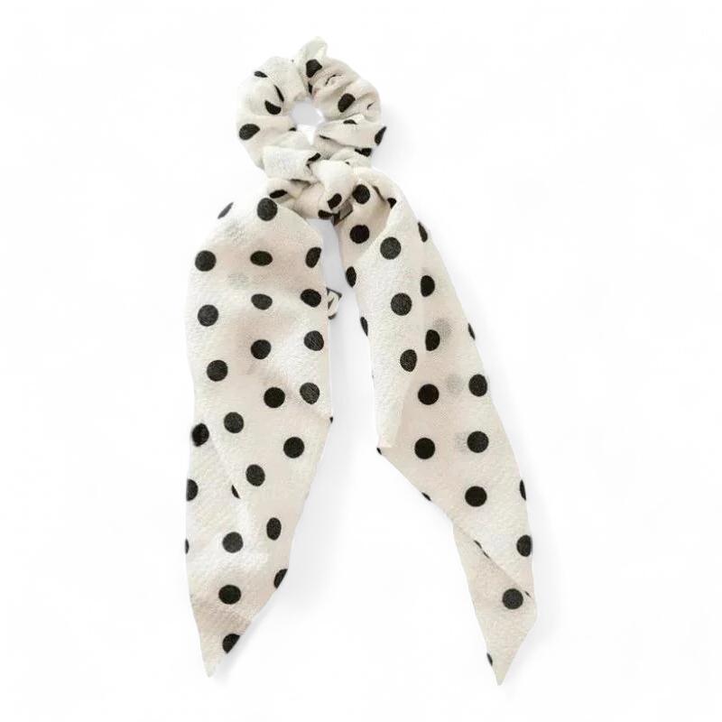 Chouchou à motif pois
