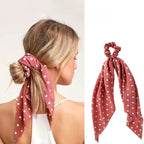 Chouchou au motif à pois