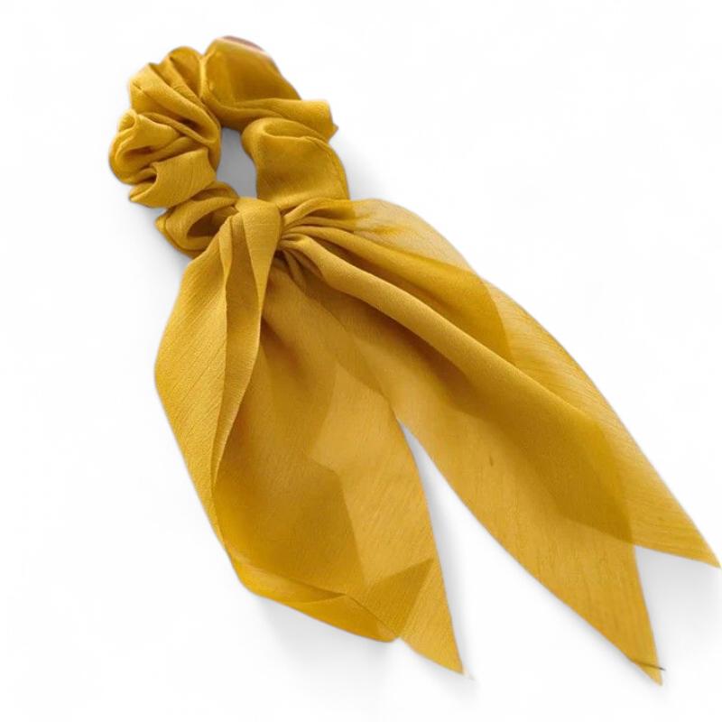 Chouchou capillaire style foulard
